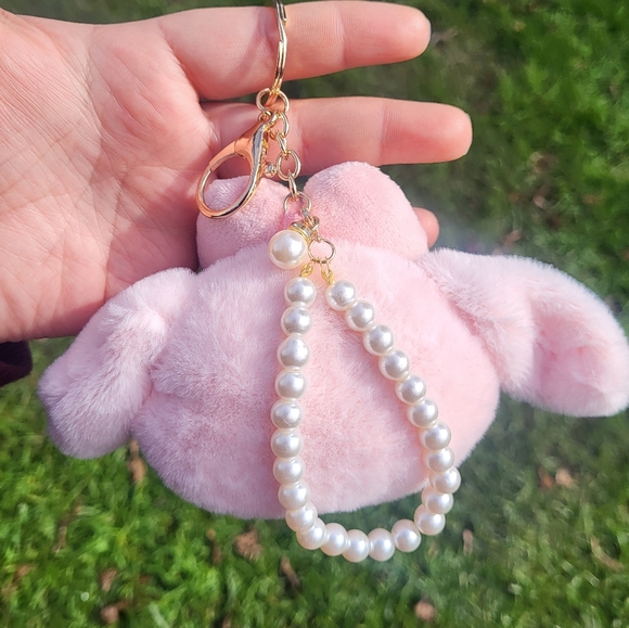 NEW My Melody Sanrio Plush Keychain - Picture 3 of 3